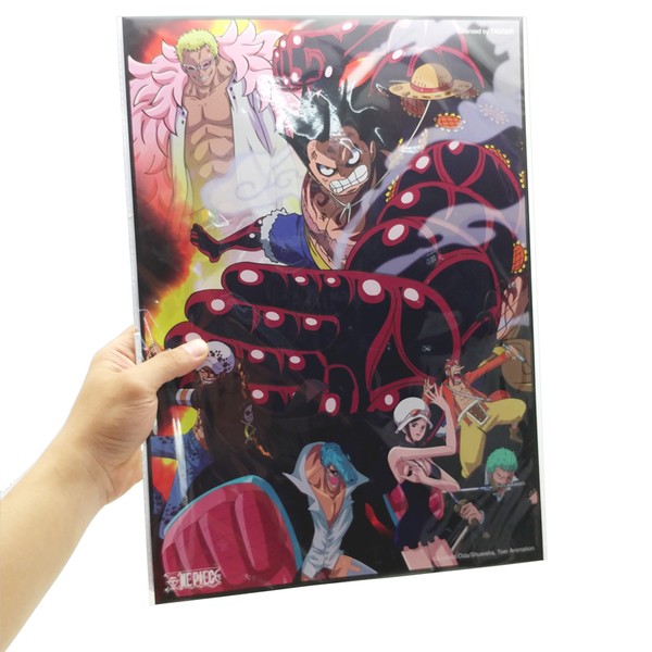 nShop bán Poster One Piece - Nhóm Mũ Rơm và Law ở Dressrosa trang trí bàn học góc làm việc phòng ngủ