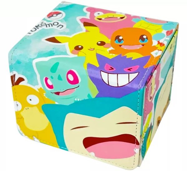 nShop bán Hộp Đựng Bài Pokemon TCG Da PU Cao Cấp Colorful Smile bảo vệ bộ sưu tập thẻ đấu bài của bạn an toàn