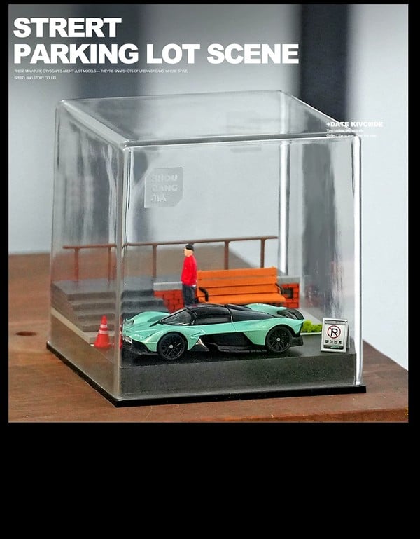 nShop bán Diorama 1:64 Cầu thang công viên SCJ82019 Shou Cang Jia trang trí sa bàn tiểu cảnh showroom ôtô, xe hơi