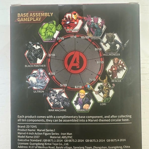 nShop bán Marvel - Avengers - Iron Man (4 Inch) ZD Toys - ZC13 nhỏ gọn khớp tốt cử động được