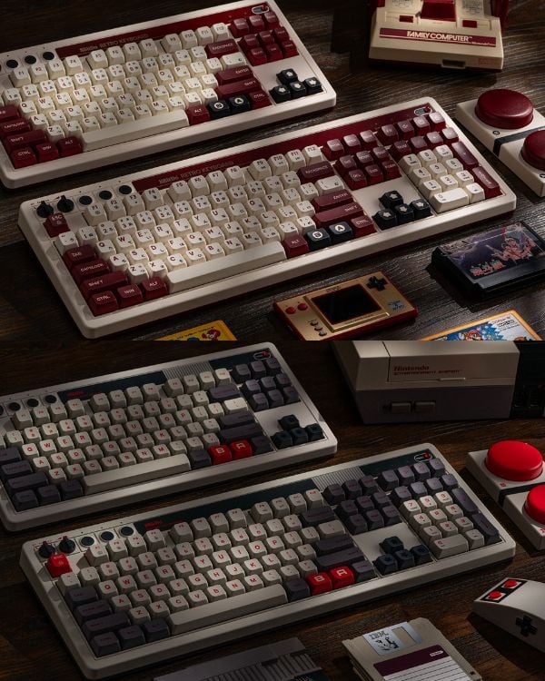 nShop bán Bàn Phím Cơ 8BitDo Retro 108 Mechanical Keyboard Full Size và Tenkeyless TKL 87 nút đa dạng lựa chọn