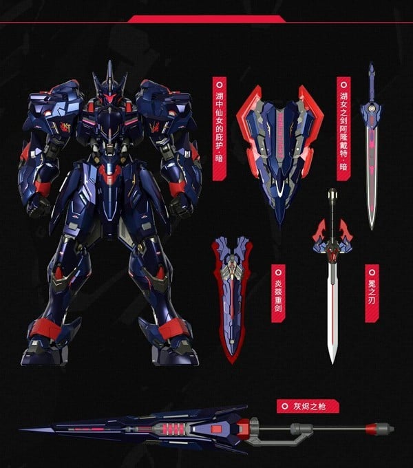 nShop bán Moshow Metal Build Ultimate Lancelot Knight Of Ash 1/72 Limited Edition nhiều phụ kiện bonus hấp dẫn