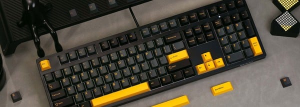 nShop bán Bàn phím cơ AKKO 3108RF V3 Black & Gold - USB / Wireless Keycap in nhiệt PBT double shot bền màu