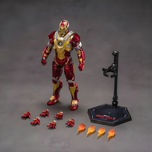 Mô hình Marvel - Iron Man MK17 1906-17 - ZD Toys - ZM60 - Nhiều phụ kiện đi kèm