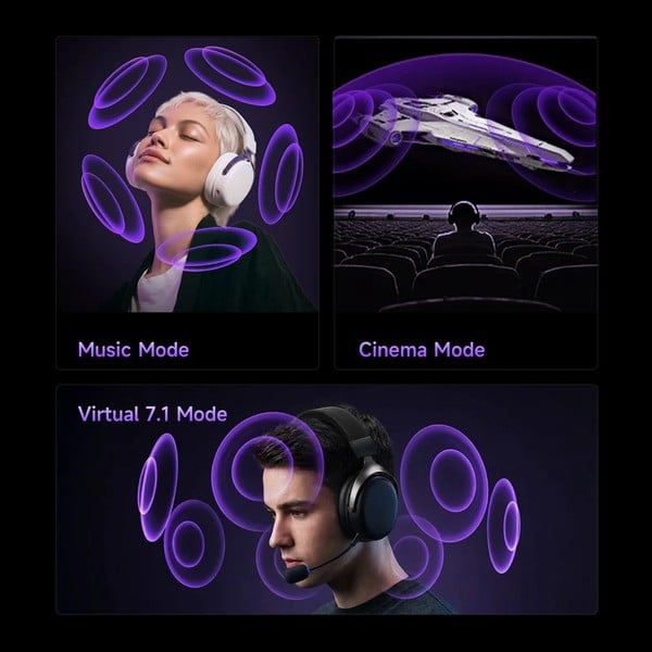 nShop bán Tai nghe không dây Verge S9 Ultra chính hãng AKKO có nhiều chế độ âm thanh cho bạn dễ dàng tùy chỉnh