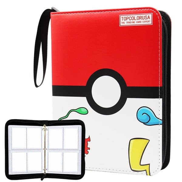 nShop bán Album Binder đựng bài Pokemon TCG 4 ngăn Pokemon Topcolorusa xuất được hóa đơn đỏ VAT giá tốt