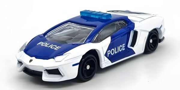 Tomica No. 92 Lamborghini Aventador LP700-4 Police Car Màu Sơn Chi Tiết