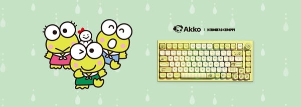 nShop bán Bàn phím cơ không dây AKKO KeroKero Keroppi 5075 V5 xuất được hóa đơn đỏ VAT giá tốt