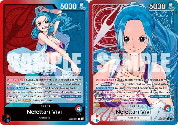 nShop bán One Piece Card Game Extra Booster EB-03 OP Heroines English có leader card Nefertari Vivi giá tốt