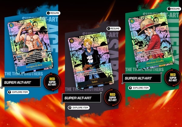 nShop bán One Piece Card Booster Pack OP-13 Carrying On His Will - Eng bộ 3 anh em Luffy Ace Sabo