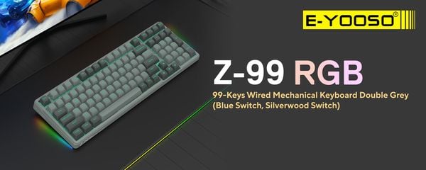 nShop bán Bàn Phím Cơ Gaming E-YOOSO Z99 LED RGB USB 99 Phím Gray giá tốt chất lượng cao