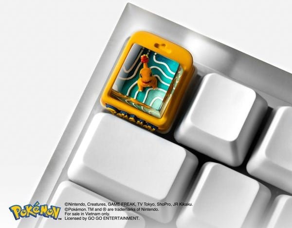 nShop bán Pokemon Artisan Keycap Charmander Hitokage SEM Profile Dwarf Factory trang trí bàn phím cơ cao cấp