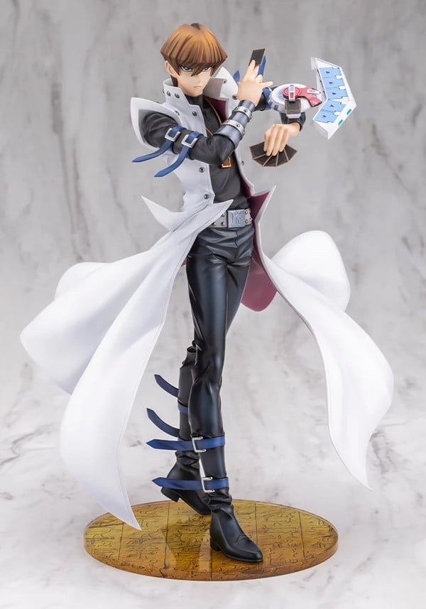 mô hình Figure ARTFX J Seto Kaiba Passionate Duelists 1/7 Yu-Gi-Oh! có base acrylic hoa văn Ai Cập cổ đại