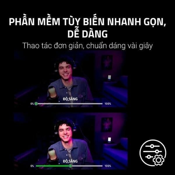 Phần mềm tùy biến nhanh gọn của Razer Kiyo V2 X nShop