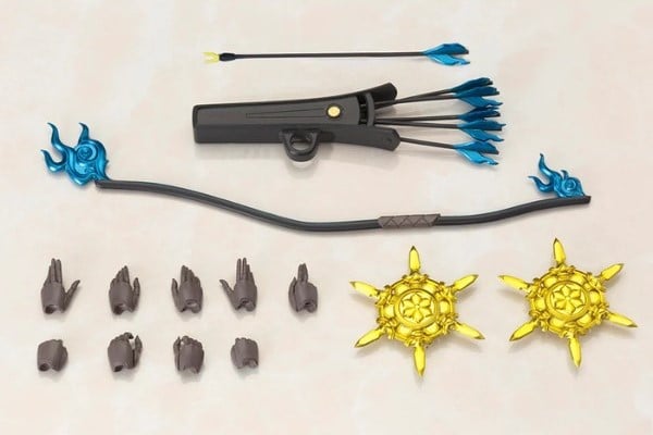 nShop bán Indigo Guardian Shiki Phantasy Star Online 2 Kotobukiya gồm nhiều phụ kiện và vũ khí bonus