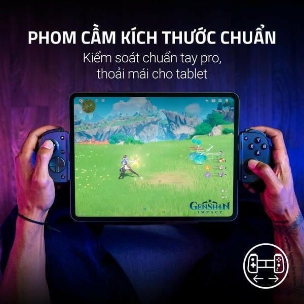 Phom cầm kích thước chuẩn của tay cầm Razer Kishi V3 Pro XL nShop