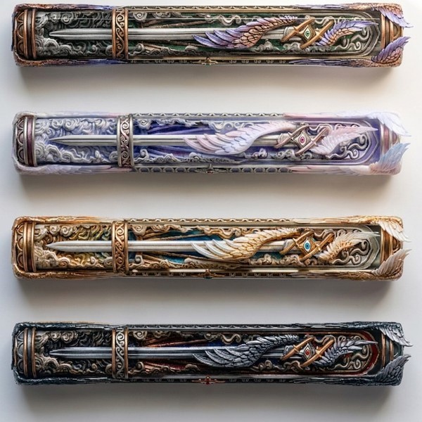 The Celestial Archive Sword of Spirit Artisan Keycap Dwarf Factory kích thước 6.25U dành cho nút cách spacebar