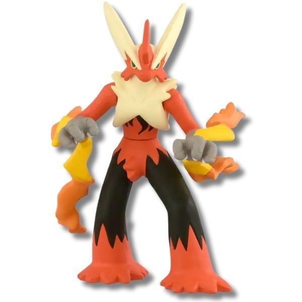 Mô hình sưu tầm Mega Blaziken chi tiết chuẩn game.