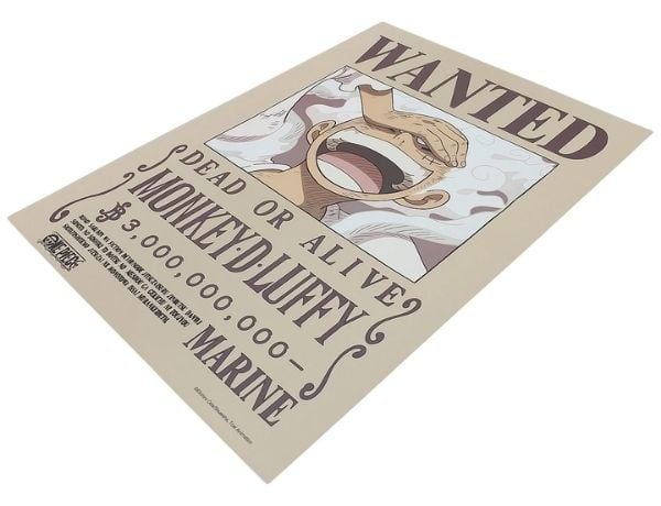 Poster One Piece V2 - Lệnh truy nã Luffy Được bán tại nShop