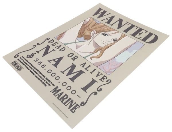 Poster One Piece V2 - Lệnh truy nã Nami Được bán tại nShop