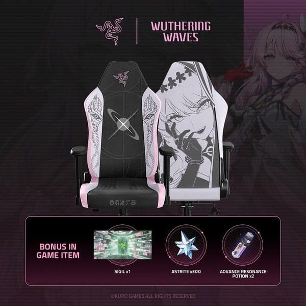 Quà tặng in game độc quyền của ghế WuWa Wuthering Waves nShop