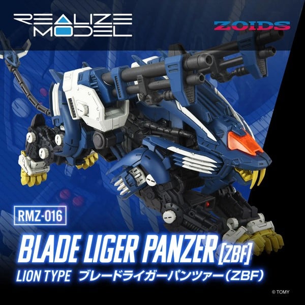 nShop bán RMZ-016 Blade Liger Panzer ZBF - Realize Model Zoids T-SPARK mô hình thú vương đại chiến hạng nặng