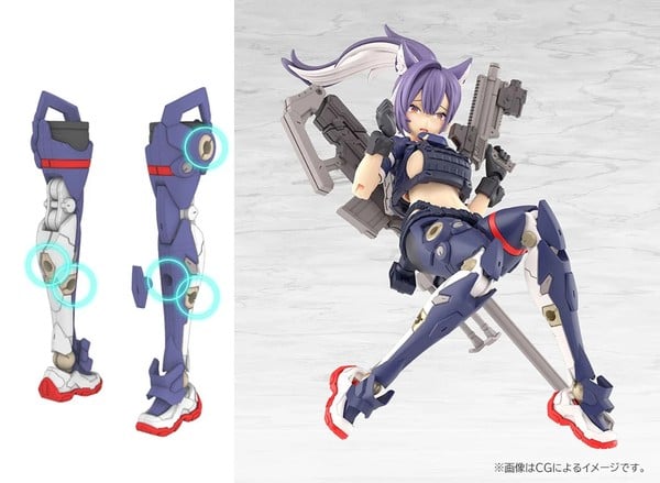 nShop bán Megami Device Yggdrasis Skoll Sharpshooter Kotobukiya KP793 khớp tốt biên độ cử động cao