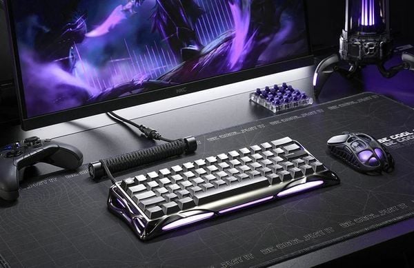 review Bàn phím cơ GravaStar Mercury V60 Pro Hall Effect Magnetic Switch GunMetal chi tiết