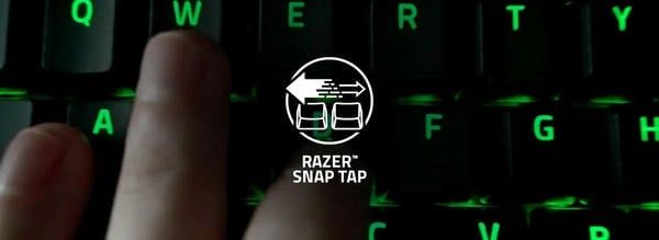 Công nghệ Razer Snap Tap tối ưu tốc độ phản xạ trên BlackWidow V4 TKL HyperSpeed