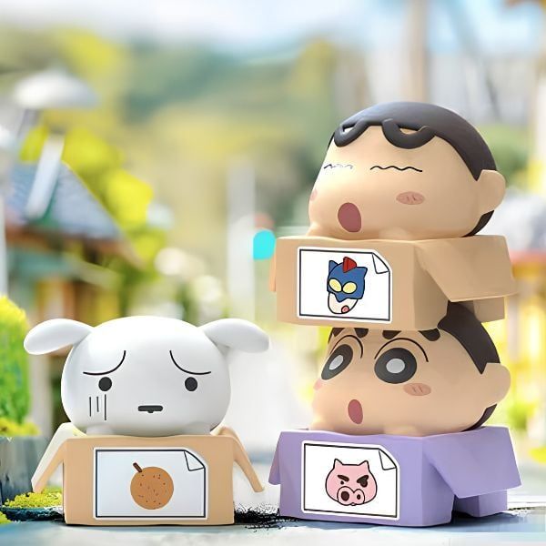 Túi Mù Mô Hình Crayon Shin-chan Fun Cardboard RB08 - nhân vật dễ thương