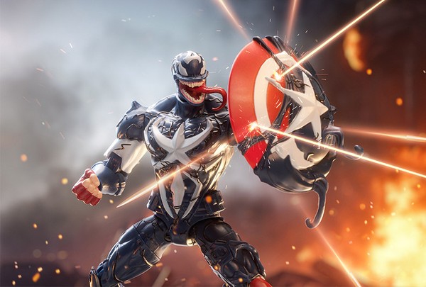 nShop bán Mô hình Marvel - Venom Heroes Captain America - ZD Toys ZC22 ship COD tận nhà toàn quốc giá tốt