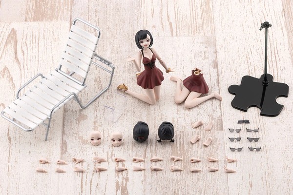 chi tiết phụ kiện bao gồm trong set Sousai Shojo Teien Yomi Swim Style Kotobukiya JK087