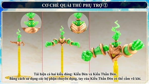 nShop bán Model Kit Arcanadea Aruaril - AR013 chính hãng Kotobukiya đi kèm linh vật là thần đèn genie