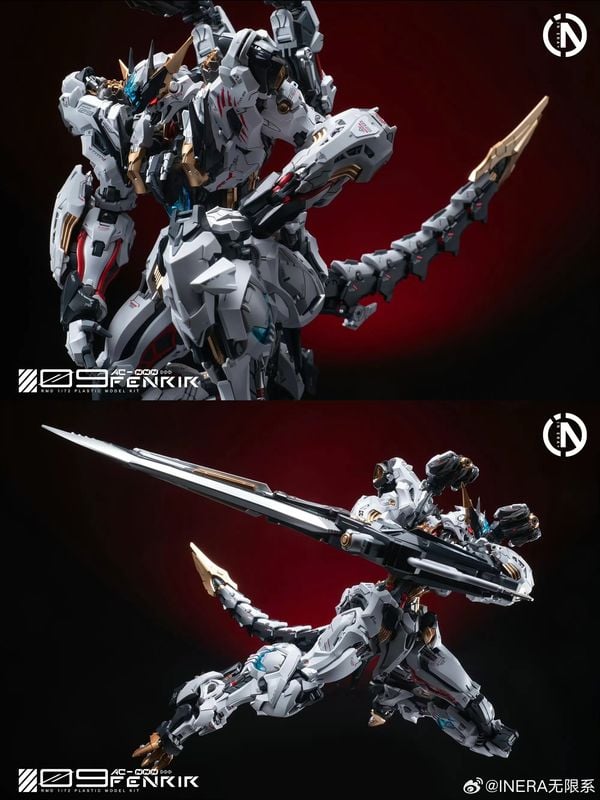 trưng bày Mô hình FENRIR FNR09 1/72 IN Era+ RMD có khung xương kim loại