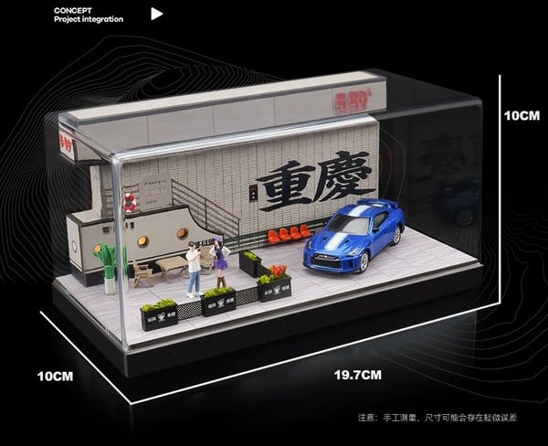 nShop bán Diorama 1:64 Nhà hàng Trùng Khánh SCJ82022-A Shou Cang Jia tặng kèm mô hình người mini figure giá tốt