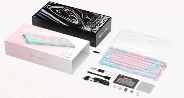 nShop bán Bàn phím cơ GravaStar Mercury K1 Lite Special Edition làm quà tặng gaming gear sang trọng giá tốt