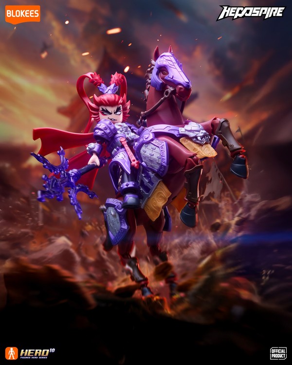 nShop bán mô hình Blokees Herospire Ultra Gear Zixiao Armor Red Hare 85050 ngựa Lữ Bố Quang Vũ