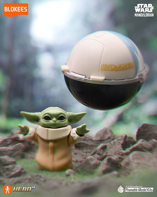 nShop bán model kit Blokees Star War Galaxy Version 01 The Mandalorian Blind Box Gogru - Baby Yoda