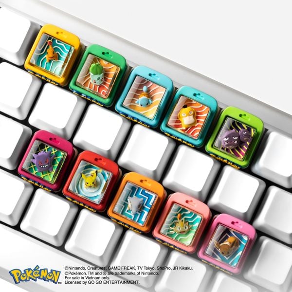 nShop bán bộ sưu tập Pokémon Artisan Keycaps - Dwarf Factory chỉ có hàng ở Việt Nam - Vietnam exclusive