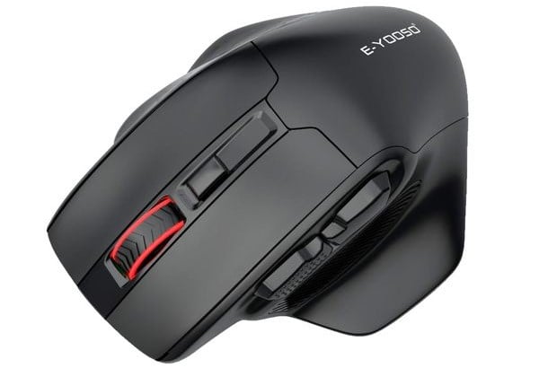 nShop bán chuột không dây Gaming E-YOOSO X-31 Pro USB Bluetooth 2.4G PAW3212 4800 DPI form tay lớn