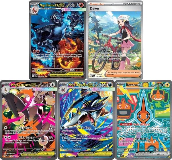 Thẻ Special Art Rare SAR trong series Pokemon TCG ME02 Phantasmal Flames Booster Pack Eng bán ở nShop