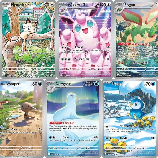 Thẻ Art Rare AR trong series Pokemon TCG ME02 Phantasmal Flames Booster Pack Eng bán ở nShop