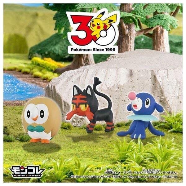 giao hàng ship cod Pokemon 30th Anniversary Moncolle Alola Starter Set toàn quốc