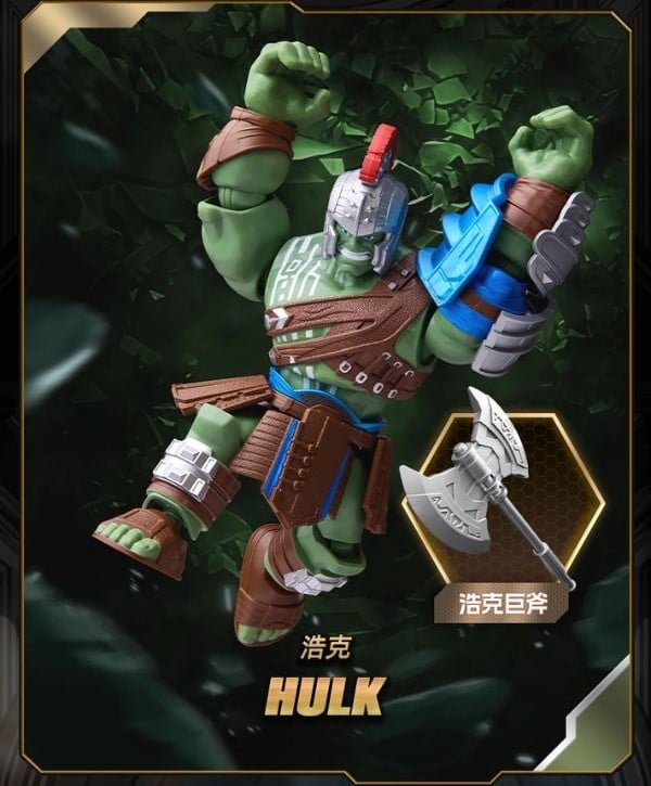 nShop bán đồ chơi Lego siêu anh hùng Blokees Marvel Infinity SAGA Galaxy Version 04 Blind Box Hulk