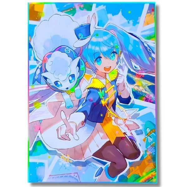 Sleeves bọc bảo vệ bài Pokemon TCG Alolan Vulpix và Miku chính hãng
