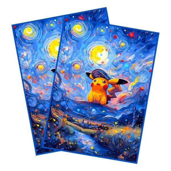 Sleeves bọc bảo vệ bài Pokemon TCG Starry Pikachu chính hãng