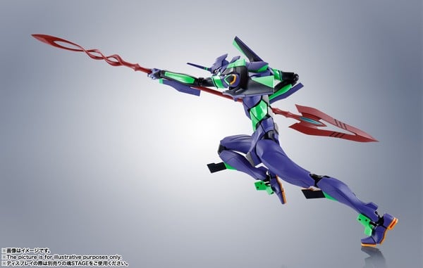 Mô hình Evangelion EVA-01 + Cassius's Spear Renewal - Robot Spirits thích hợp làm quà tặng fan series