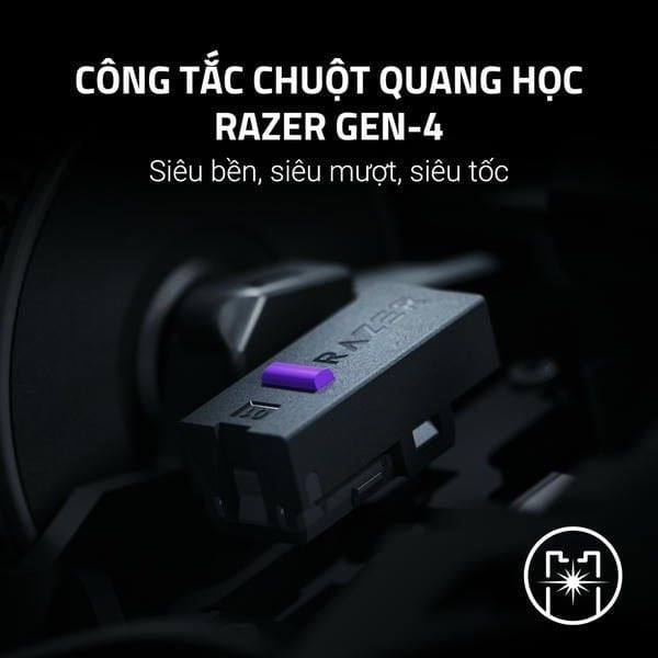 Switch quang học Razer Gen 4 trên chuột Naga V3 Pro nShop