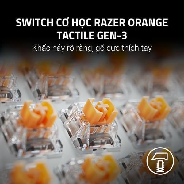 Switch Razer Orange Tactile Gen-3 trên Reclusa X Mini nShop