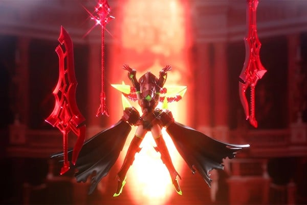 nShop bán Megami Device Bullet Knights Executioner Hell Blaze Kotobukiya KP842 kit nữ dùng thương và đại đao